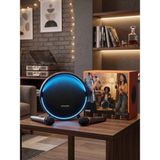 Amaya Asp-Hk9 300W Super Bass Bluetooth Parti Hoparlörü Çift Mikrofonlu Karaoke Ses Sistemi - Renk