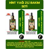 Amazeus Hint Yağı 2'li ( Saf ve Doğal- Soğuk Pres) Besleyici Etki 2X50 ml / 3. 4 Fl Oz - 100 ml
