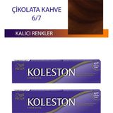 Amazex Store 2 Adet Single Tüp Boya Saç Boyası Çikolata Kahve 6/7