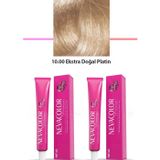 Amazex Store 2 li Set Premium 10.00 Ekstra Doğal Platin - Kalıcı Krem Saç Boyası 2 X 50 g Tüp