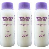 Amazex Store 3 Adet Oksidan Krem Saç Boya Sıvısı 6'lık 20 volüme 60 ml