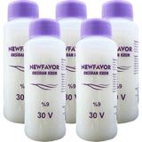 Amazex Store 5 Adet Oksidan Krem Saç Boya Sıvısı 9'luk 30 volüme 60 ml