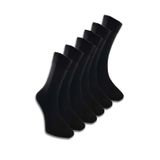 Amazex Store 6 Adet Erkek Bambu Lastiği Sıkmayan Diyabetik Çorap