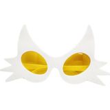 Amazex Store Beyaz Renk Bıyık Tasarımlı Kedi Parti Gözlüğü 19x11 Cm