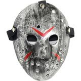 Amazex Store Jason Maskesi Hannibal Maskesi Metal Gümüş Renk 20x25 Cm