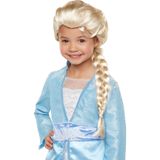 Amazex Store Platin Altın Dore Renk Karlar Ülkesi Elsa Frozen Peruğu Çocuk Boy