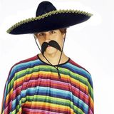 Amazex Store Sombrero Meksika Şapkası Mariachi Altın Şeritli Yetişkin Boy