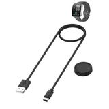 Amazfit Bip 6 Akıllı Saat için Şarj Kablosu, WUNIAK Manyetik Şarj Tabanı ve Amazfit Bip 6 Smartwatch için USB Esnek Kablo Seti, 1 Set