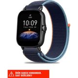 Amazfit Bip / Bip Lite / Bip U Pro / Active / Cheetah (Kare) / Bip 3 / Bip 3 Pro Uyumlu Kordon 20MM - Deep Navy