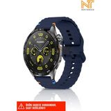 Amazfit Pace / Gtr 2 / Gtr 2e / Gtr 3 / Gtr 3 Pro / Gtr 47MM Uyumlu Wave Silikon Kordon 22MM - Lacivert