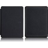Amazon Kindle Basic 2022 2024 E-Kitap Okuyucu Kılıfı Akıllı Manyetik Kapak ve Ekran Koruyucu Hediyeli - Siyah