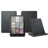 Amazon Kindle Colorsoft Signature Edition Orijinal Deri Kılıf Set - Siyah