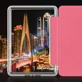 Amazon Kindle Paperwhite 12. Nesil 7″ E Kitap Okuyucu Kılıfı Şeffaf Tutacaklı - Fuşya