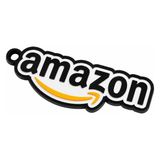 Amazon Yazılı Anahtarlık | Sert Plastik Dayanıklı Anahtarlık | Şık Tasarım Aksesuar