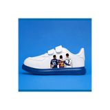 amazoondesing Beyaz Mavi taban sıkı dostlar logolu baskılı spor ayakkabı sneaker