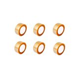 Ambalage 6 Adet 45mm X 100mt Hotmelt Şeffaf Koli Bandı Süper Kalite Koli Bantı