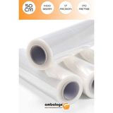 Ambalage Palet Streç Film 17 Micron 50 cm x 170 Metre 1400 gr
