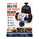 Ambalaj Express.com.tr 10lu 1 rulo 80x110 800gram cöp poseti yüksek dayanımlı