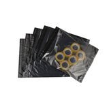 Ambalaj Marketim - Şeffaf Kargo Poşeti – Siyah/Şeffaf – 30×38 +5 Cm – 1000 Adet