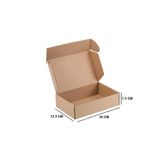 AMBALAJ MARKT E-ticaret Kargo Nakliye Kutusu 20x12,5x7,5 Cm Esmer 50 Adet