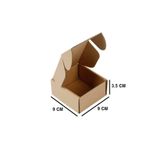 AMBALAJ MARKT E-TİCARET KUTUSU ÇOK AMAÇLI KÜÇÜK KUTU 9X9X3 cm 50 ADET