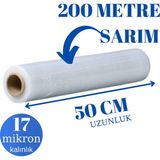 Ambalaj Palet Streç Film 17 Mikron 50 cm 200 M Palet Streç 2000 gr