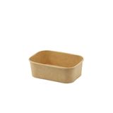 Ambalaj Pazarı 26 Oz Kraft Karton Dikdörtgen Kase 750 cc - 50 Adet