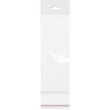 Ambalaj Pazarı Askılı (Meksika Şapka) Bantlı Şeffaf Opp Torba 8 x 21 9 cm - 500'LÜ