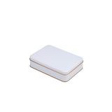 AMBALAJ PAZARI Beyaz Metal Kutu 19x13,5x4,5 cm, şık ve kullanışlı saklama çözümü