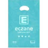 Ambalaj Pazarı Bloklu El Geçme Turkuaz Eczane Poşeti 17X26 cm - 800 Adet