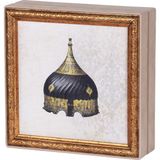 Ambalaj Pazarı Miğfer Krem Tablo Çikolata Kutusu Takımı 25 Bölmeli 25X25 cm - Çok Renkli