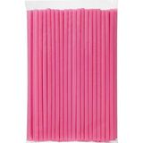 Ambalaj Pazarı Plastik Frozen Pipet Pembe - 100'LÜ
