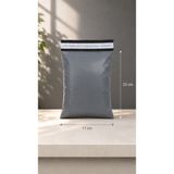 Ambalajın 17X23+5 cm Gri Cepsiz Kargo Poşeti – E-Ticaret Gönderi Poşeti - 300 Adet