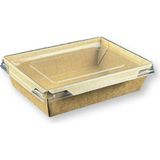 Ambalajın Kapaklı Kraft Yemek Kabı Lunch Box 750ML 400 Adet