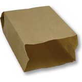 Ambalajın Küçük Boy Kraft-Şamua Çizgili Kese Kağıdı, Hediye Paketi 12X20,5CM Düz Renk - 500 GR