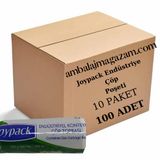 ambalajmagazam Joypack 240lt Endüstriyel Konteynır Çöp Torbası 120x150 cm Koli