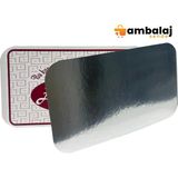 AmbalajSende 500 Gram Alüminyum Kase Kapağı - 100 Adet - MODEL 1