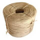 AmbaRope Jüt İpi Hasır ipi Kırnap İpi Kendir İpi Keten İpi - Süsleme Hobi El İşi Jüt ip Hasır İp (4 mm, metre, 10)