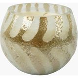 Amber Cam Kase Mum 11X11X10 cm - Beyaz
