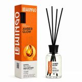 Amber Glow Bambu Çubuklu Oda Kokusu - 110 Ml - Cam Şişe -T