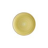 Amber Gourmet 17cm 12 Adet Porselen Düz Tabak Açık Kahverengi