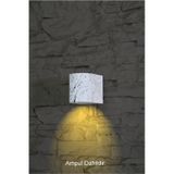 Amber Işık Iç - Dış Mekan Villa Bahçe Duvar Dekoratif Modern Lüks Aplik