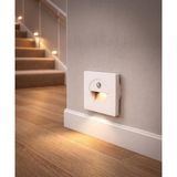 Amber LED 1W Sensörlü LED Koridor ve Merdiven Armatürü Cata CT-5170-3200K GÜNIŞIĞI Sıva Altı Gece Lambası - SİYAH KASA - 1 ADET