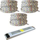 Amber LED 3 Dirençli Double PCB Yeni Nesil Şerit LED 15 Metre Amber + 16.5 Amper 200W LED Trafo