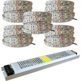 Amber LED 4040 Yeni Nesil Şerit LED 25 Metre Günışığı + 30 Amper 360 Watt LED Trafo - Gün Işığı
