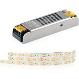 Amber LED 5 Metre Günışığı 120 Ledli Şerit LED ve 5 Amper Trafo Dahil Set Yüksek Lümen Güçlü Işık - Gün Işığı