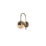 Amber LED Eskitme Metal Aplik E27 Duvar Lambası 15x25x30 cm Yatak Odası ve Oturma Odası Aydınlatma, Bej-3301