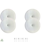 Amber LED Hareket Sensörlü Ledli Gece Lambası Şarj Edilebilir, Taşınabilir 4000k Günışığı (4 Adet)