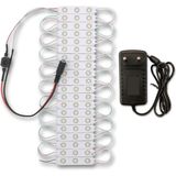 Amber LED Mercekli Modül LED Tak Çalıştır Hazır Set Ürün Adaptör ve Aç-Kapa Anahtar Dahil, Mutfak, Ayna, Tezgah, Akvaryum, Vitrin Aydınlatma, Suya Dayanıklı - 20 - Yeşil