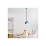 Amber LED Metal Gövdeli Tekli Sarkıt Mavi Beyaz, Salon ve Yatak Odası için E27 Uyumlu, Mavi-LIGHTBLUE